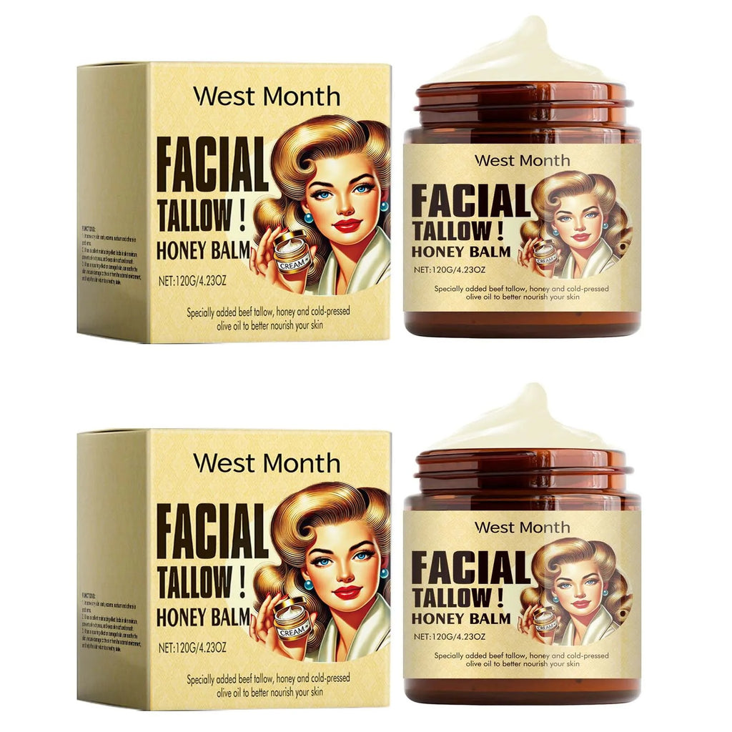 West Month Facial Tallow Honey Balm